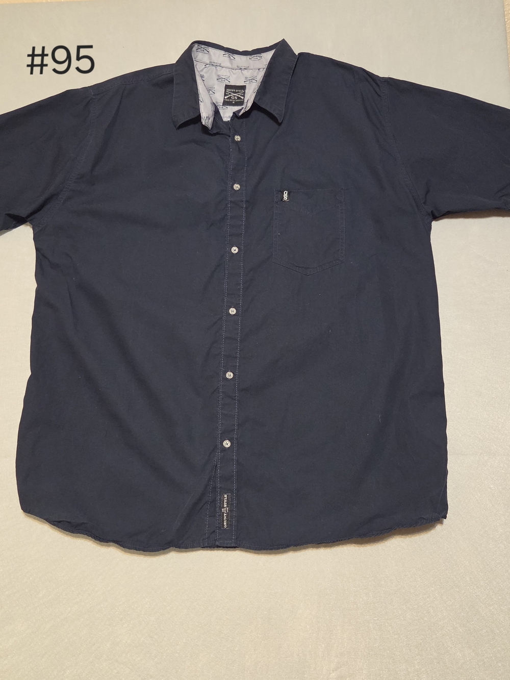 Grunt Style Men's Short Sleeve Button Up Shirt